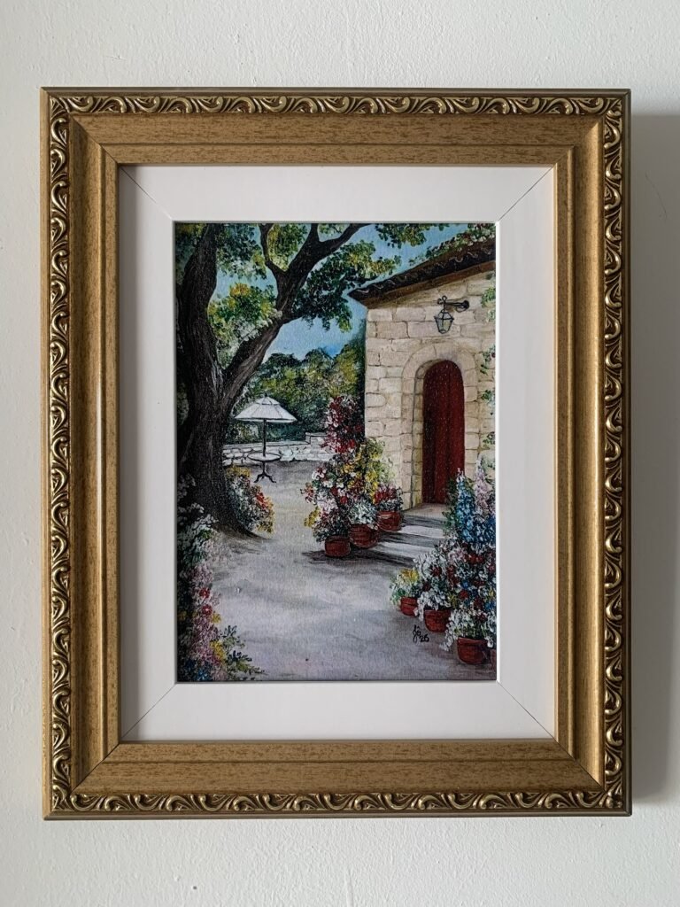 Quadro Casa vizinha I - Reprodução Artística