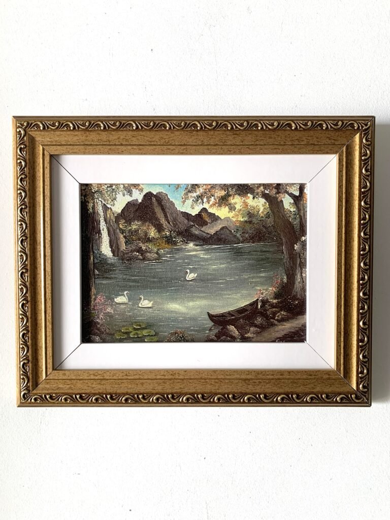 Quadro O Lago dos Cisnes I - Reprodução Artística