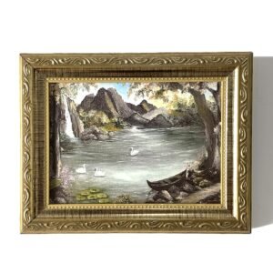 Quadro O Lago dos Cisnes I - Reprodução Artística