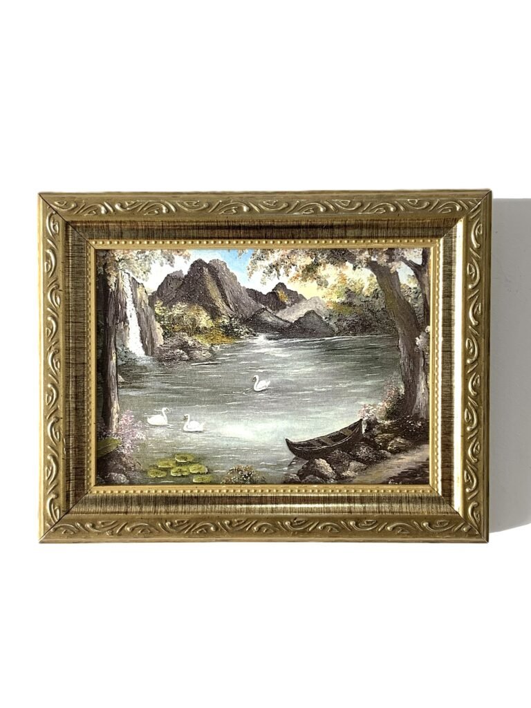 Quadro O Lago dos Cisnes I - Reprodução Artística