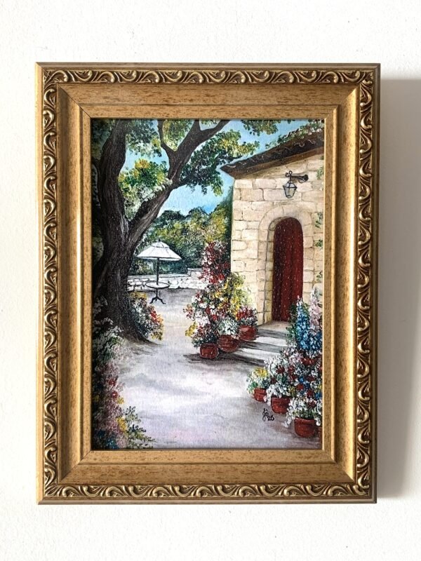 Casa vizinha I - Reprodução Artística