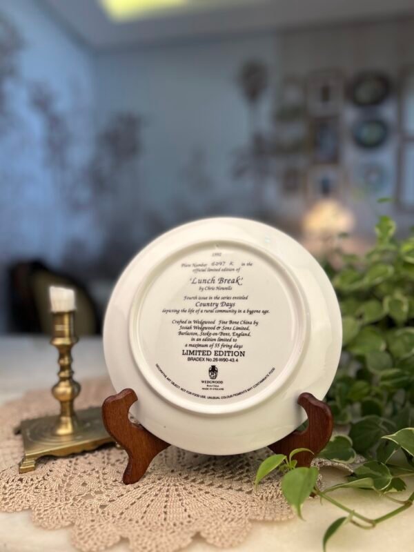 Prato Decorativo "Lunch Break" – Chris Howells | Wedgwood Fine Bone China - Imagem 2