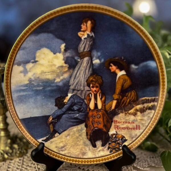Prato Norman Rockwell Waiting on the Shore - Imagem 3