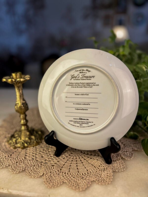 Prato Decorativo God’s Treasure – Kathryn Andrews Fincher - Imagem 4