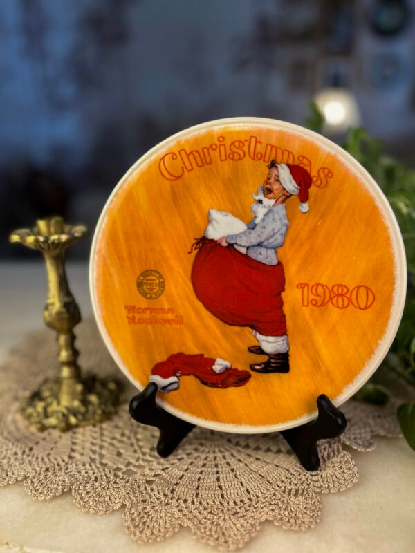 Prato Norman Rockwell Santa Plays Santa – Christmas 1980