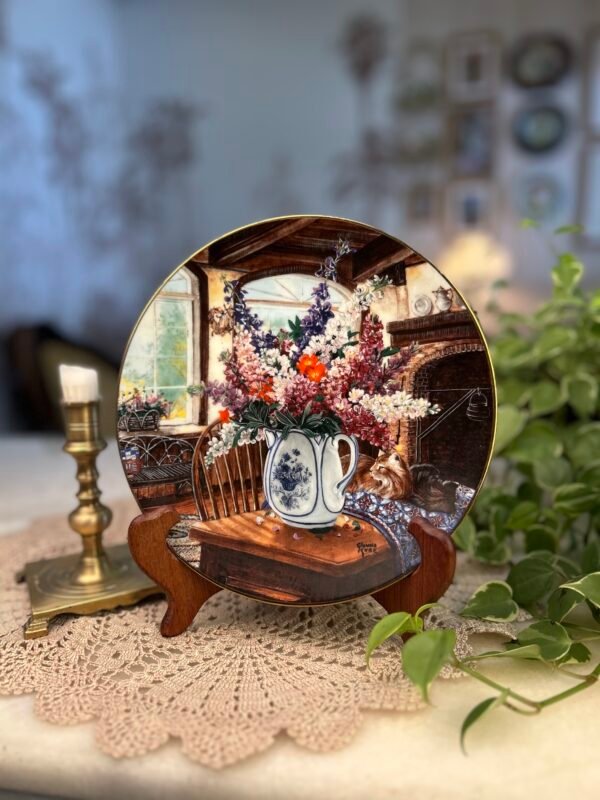 Prato Decorativo em Porcelana Morning Sunshine – Glenna Kurz | Edição Limitada 1991