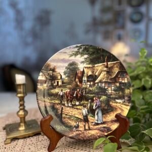 Prato Decorativo em Porcelana Ploughing – Chris Howells | Edição Limitada 1992