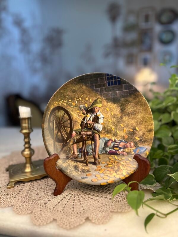Prato Decorativo Colecionável Rumpelstilzchen (Rumpelstiltskin) – Charles Gehm | Bradex | Edição Limitada 1981
