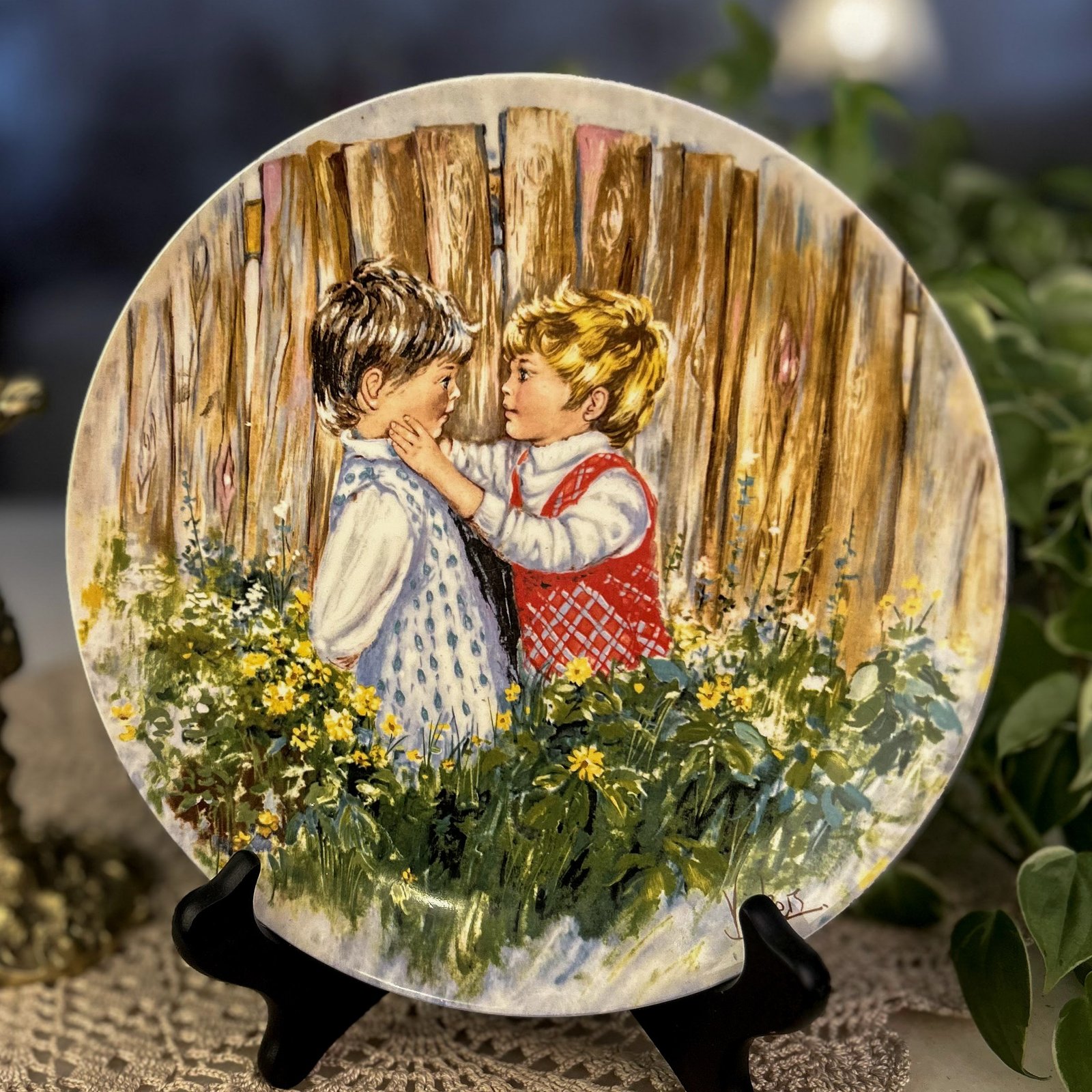Prato Decorativo Wedgwood Be My Friend – Mary Vickers - Imagem 3