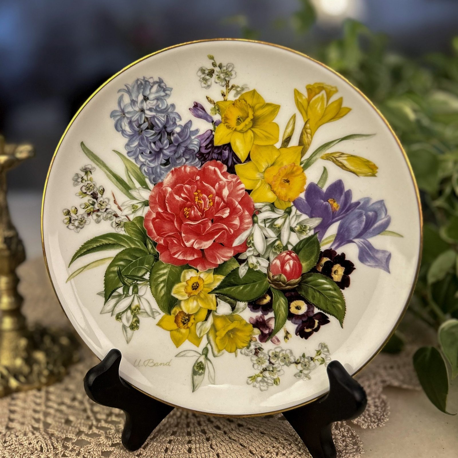 Prato Decorativo Hutschenreuther - Frühlingsmorgen - Imagem 3