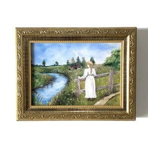 Quadro A visão do campo - Reprodução artística