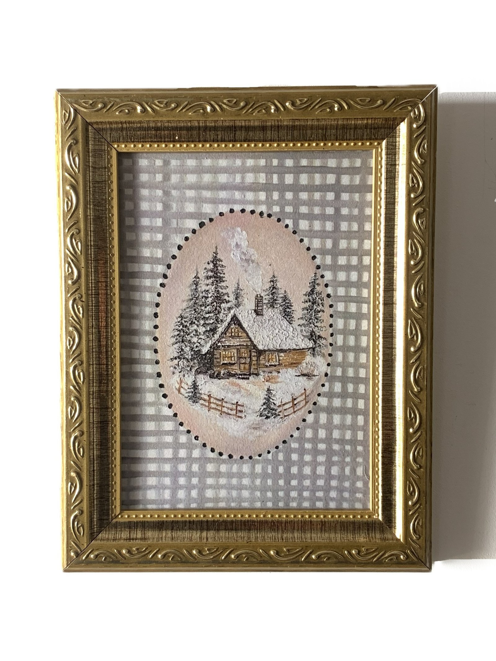 Inverno na Cabana I - Reprodução Artística - Imagem 1