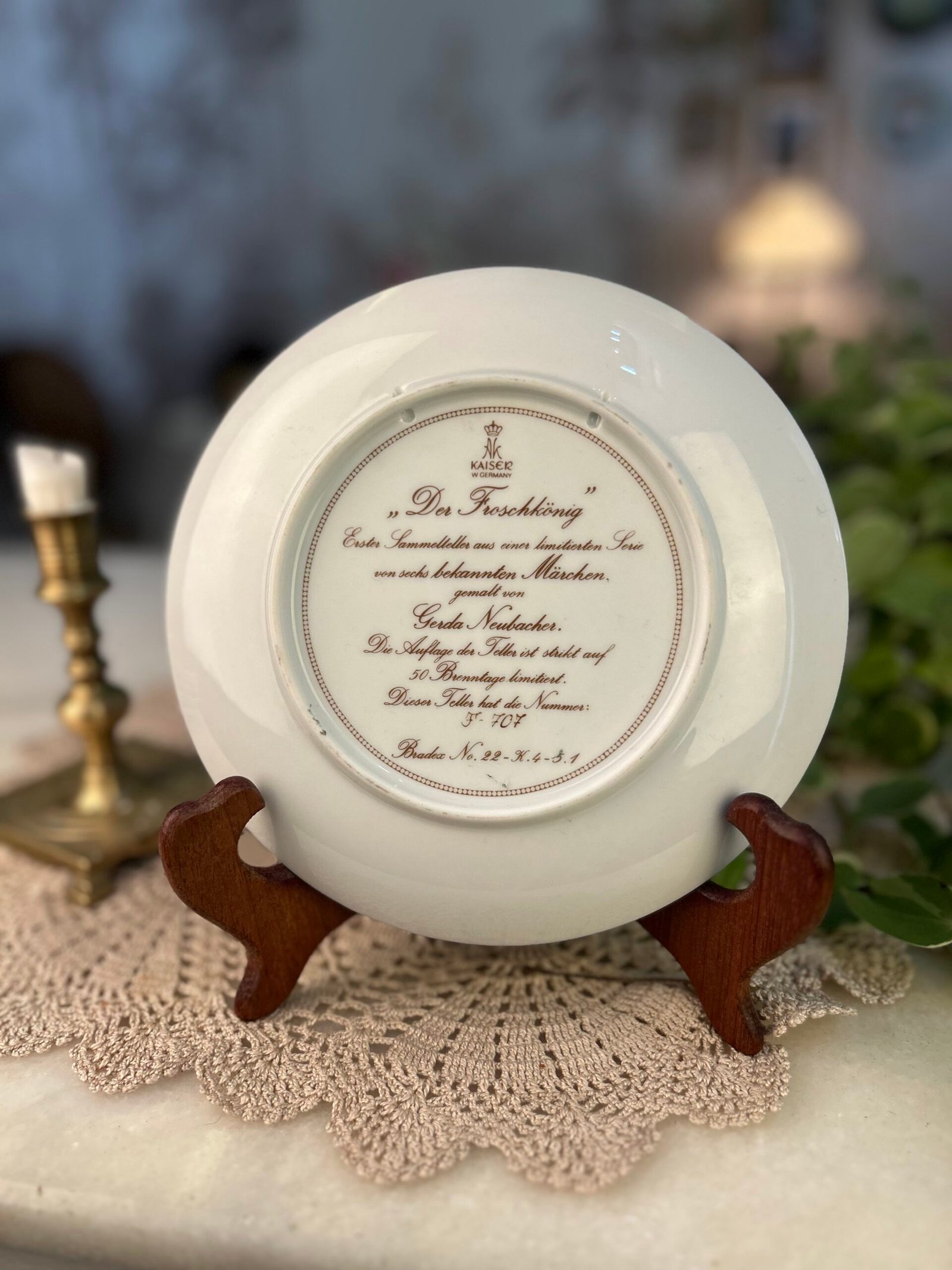 Prato decorativo Der Froschkönig – Gerda Neubacher - Imagem 2