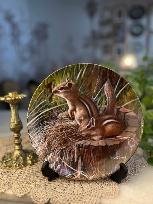 Prato decorativo The Chipmunk – Kevin Daniel 1988 - Imagem 1