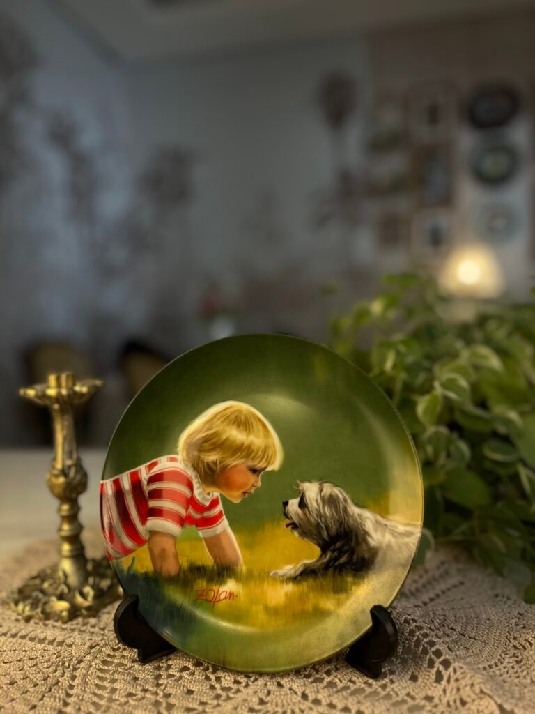 Prato decorativo Making Friends – Donald Zolan