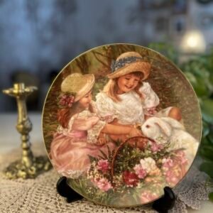 Prato decorativo Sandra Kuck Easter Morning Visitor