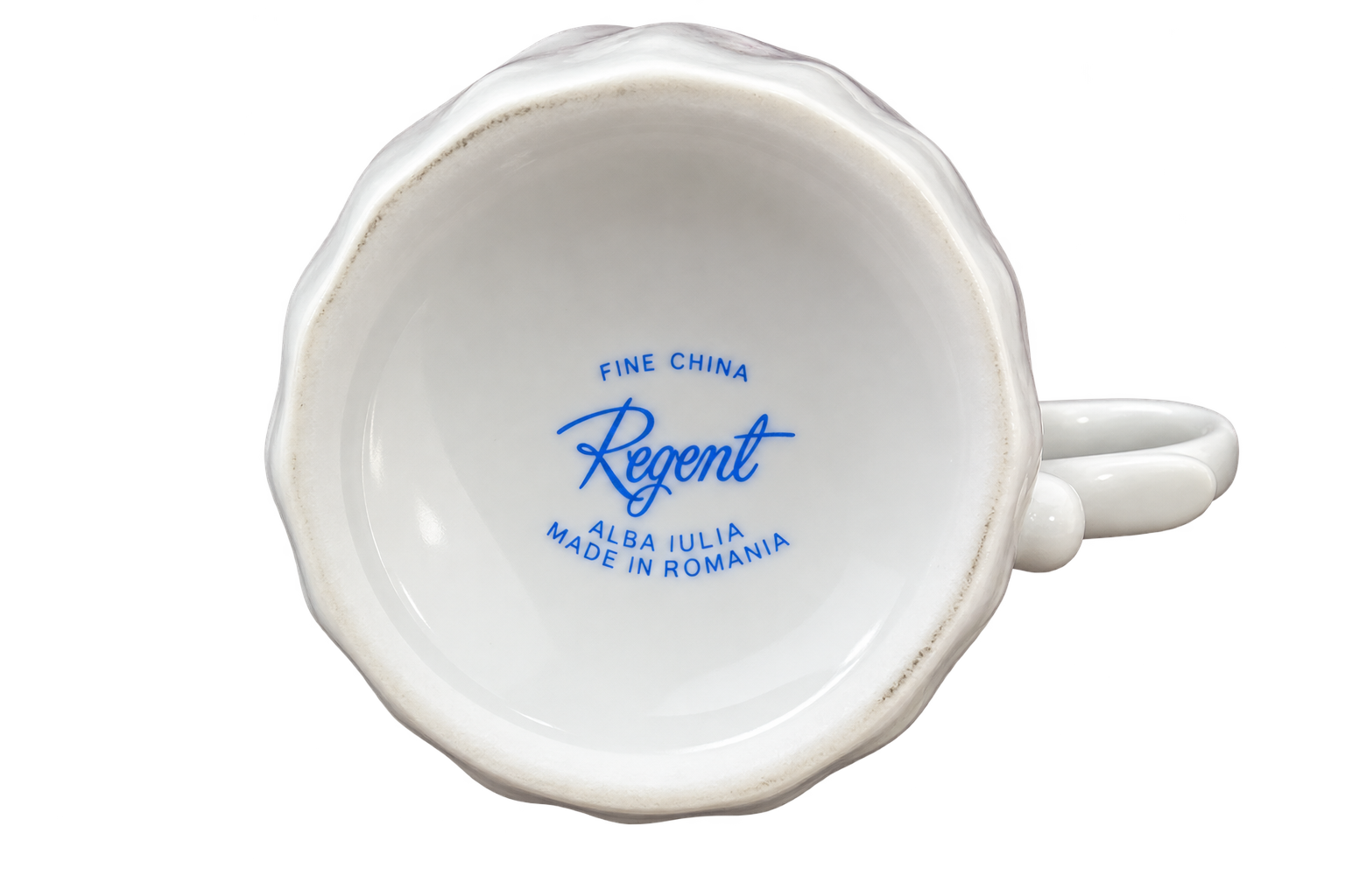 Caneca vintage em porcelana romena Regent com flores - Imagem 2