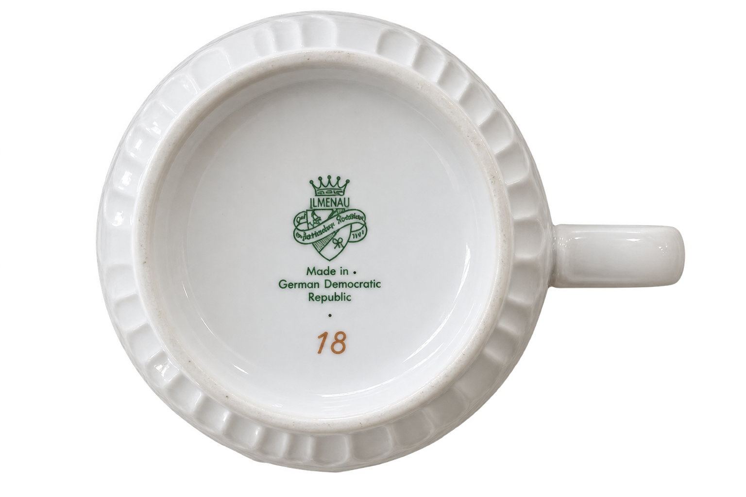 Caneca vintage alemã Ilmenau com estampa de uvas - Imagem 2