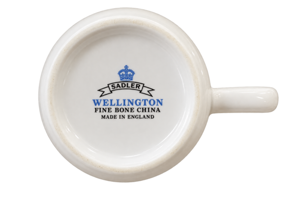 Caneca Vintage Inglesa Sadler Wellington em Fine Bone China Floral - Imagem 2
