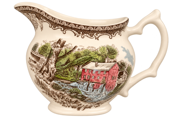 Leiteira vintage Johnson Brothers Friendly Village – The Old Mill - Imagem 2
