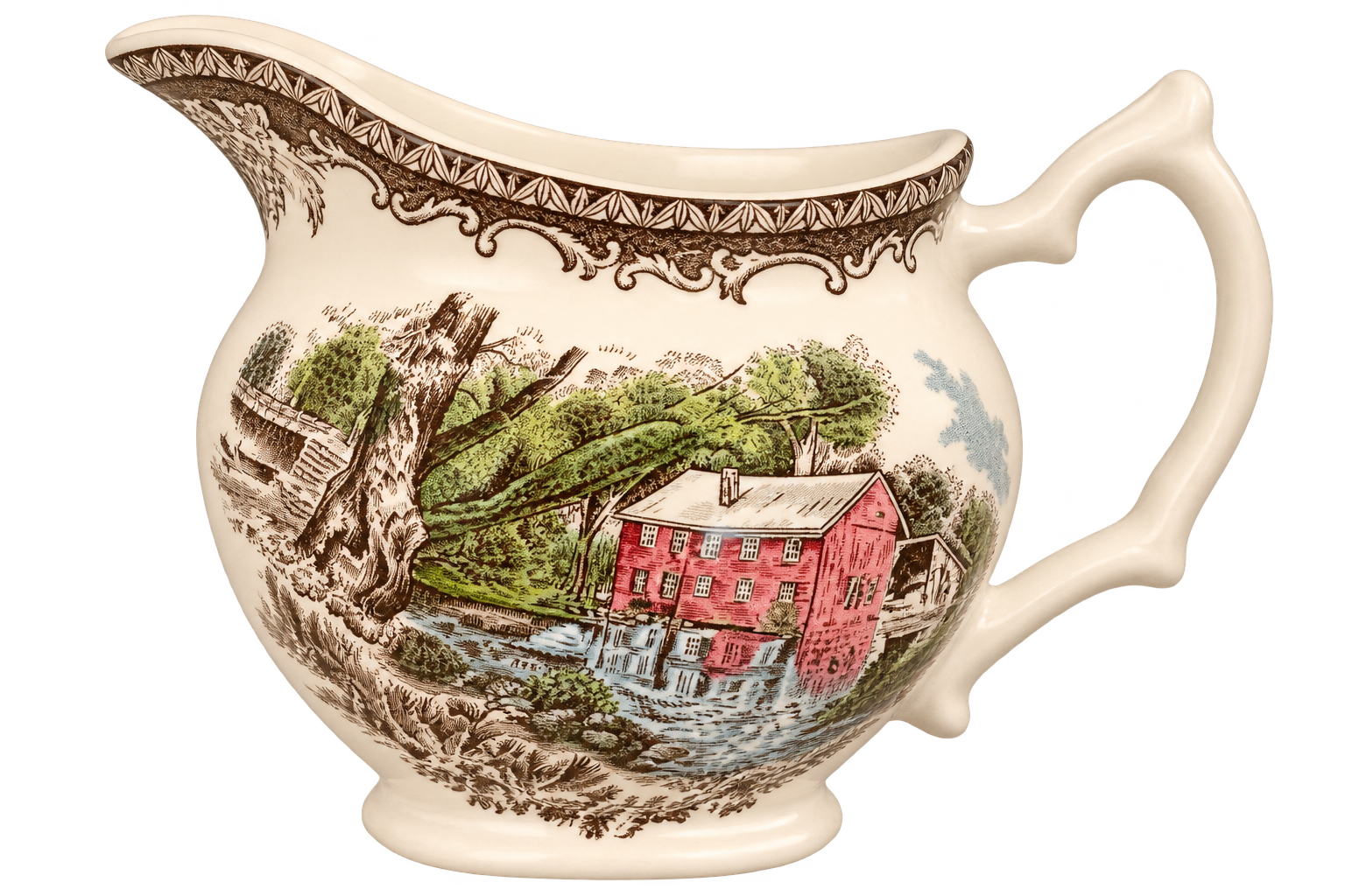 Leiteira vintage Johnson Brothers Friendly Village – The Old Mill - Imagem 2