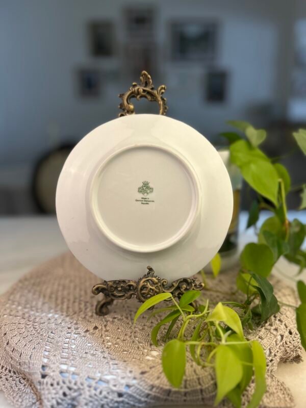 Prato pequeno Ilmenau floral – Alemanha Oriental - Imagem 2