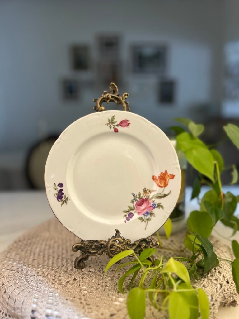 Prato pequeno Ilmenau floral – Alemanha Oriental