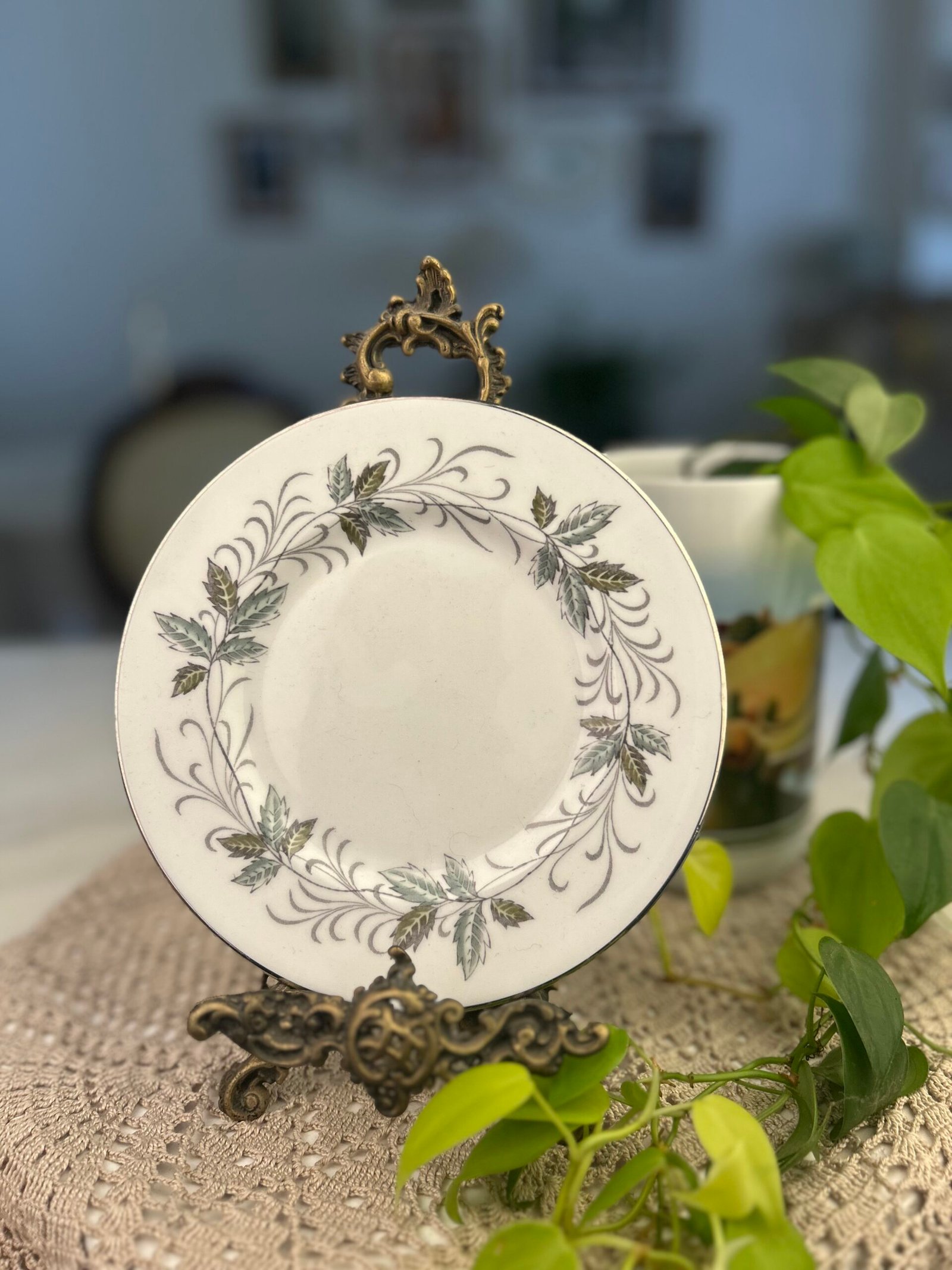 Prato Inglês Tuscan Rondeley Fine Bone China - Imagem 1