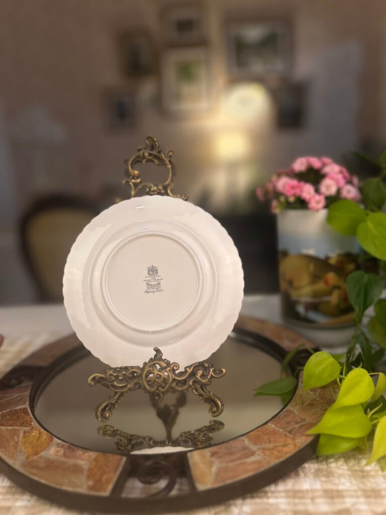 Prato Paragon Regency Print em porcelana inglesa