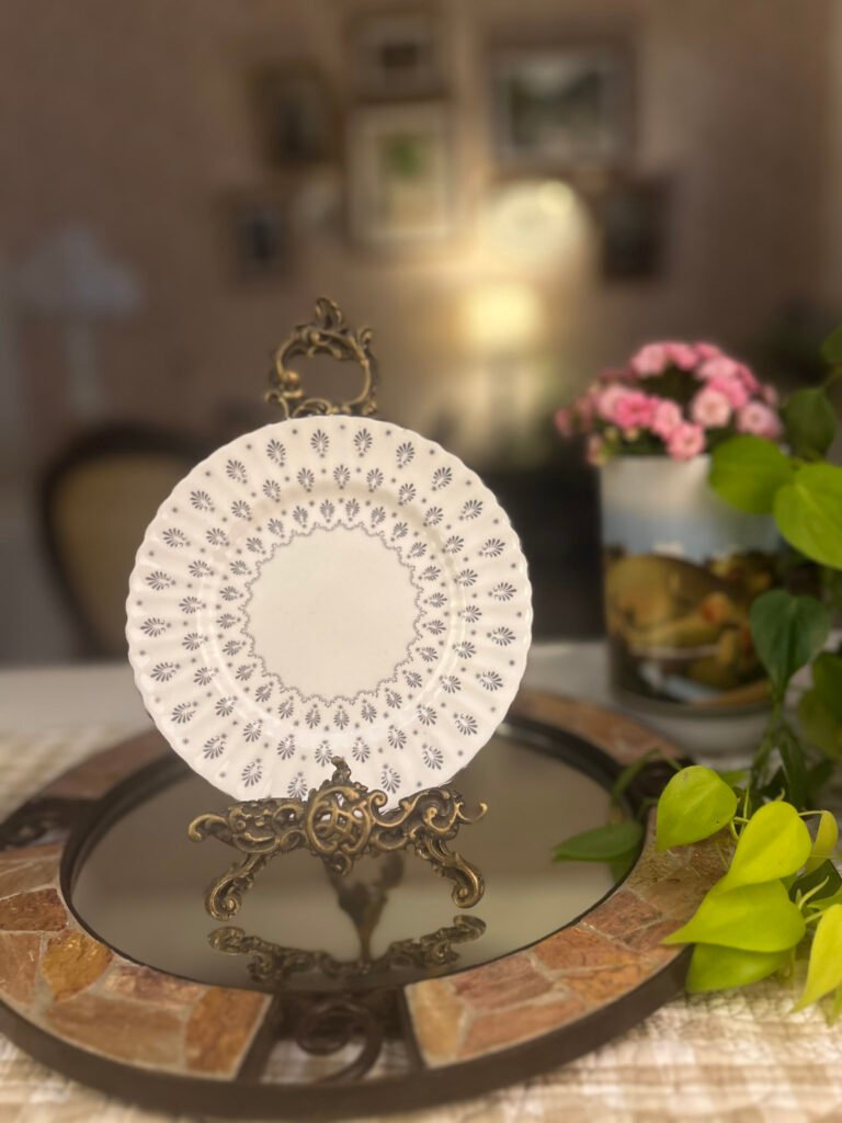 Prato Paragon Regency Print em porcelana inglesa