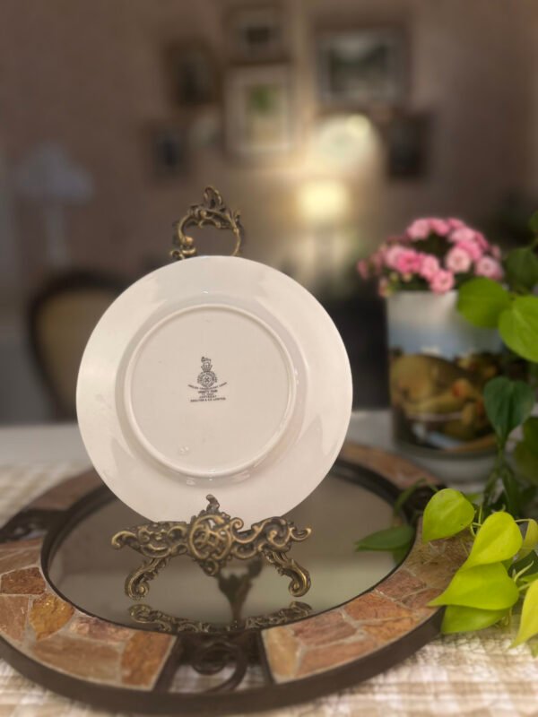 Prato de pão Royal Doulton Vanity Fair em porcelana inglesa - Imagem 2