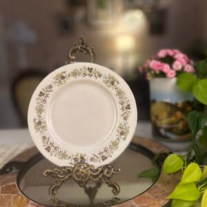 Prato de pão Royal Doulton Vanity Fair em porcelana inglesa