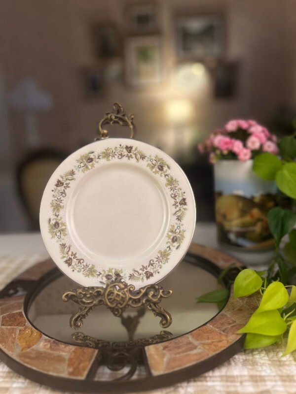 Prato de pão Royal Doulton Vanity Fair em porcelana inglesa - Imagem 1