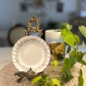 Finger Bowl Johnson Bros Snowhite Regency Floral Azul