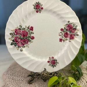 Prato Inglês Wood & Sons Rosewood com Rosas