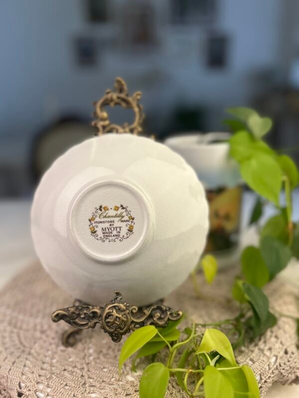 Bowl Myott Chantilly com Flores Amarelas – Inglaterra - Imagem 2