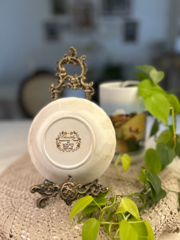Bowl Myott Chantilly com Flores Amarelas – Inglaterra - Imagem 2