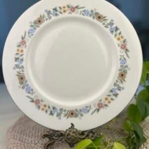 Prato raso Royal Doulton Pastorale floral inglês