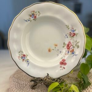 Prato fundo floral vintage – Made in Poland