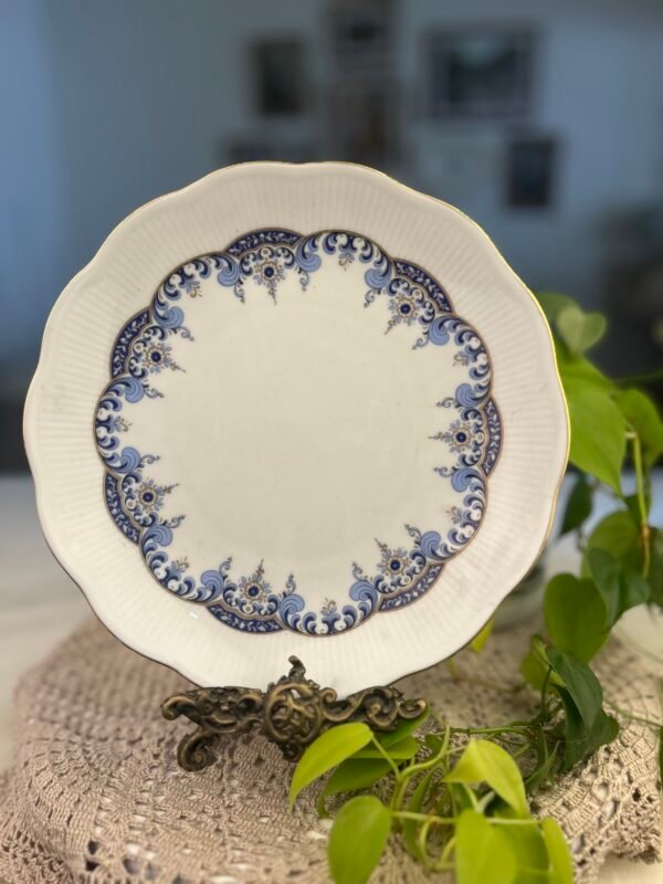 Prato vintage Bavaria Serenity azul e branco – Alemanha - Imagem 1