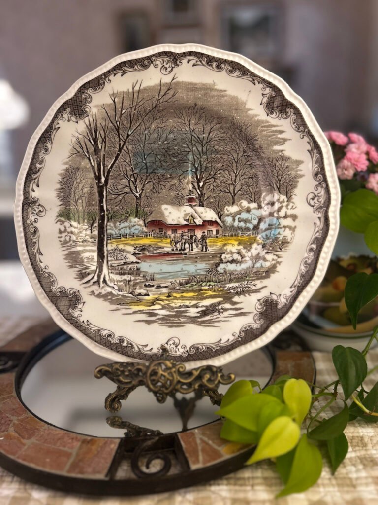 Prato decorativo inglês Kensington – The Winter Event