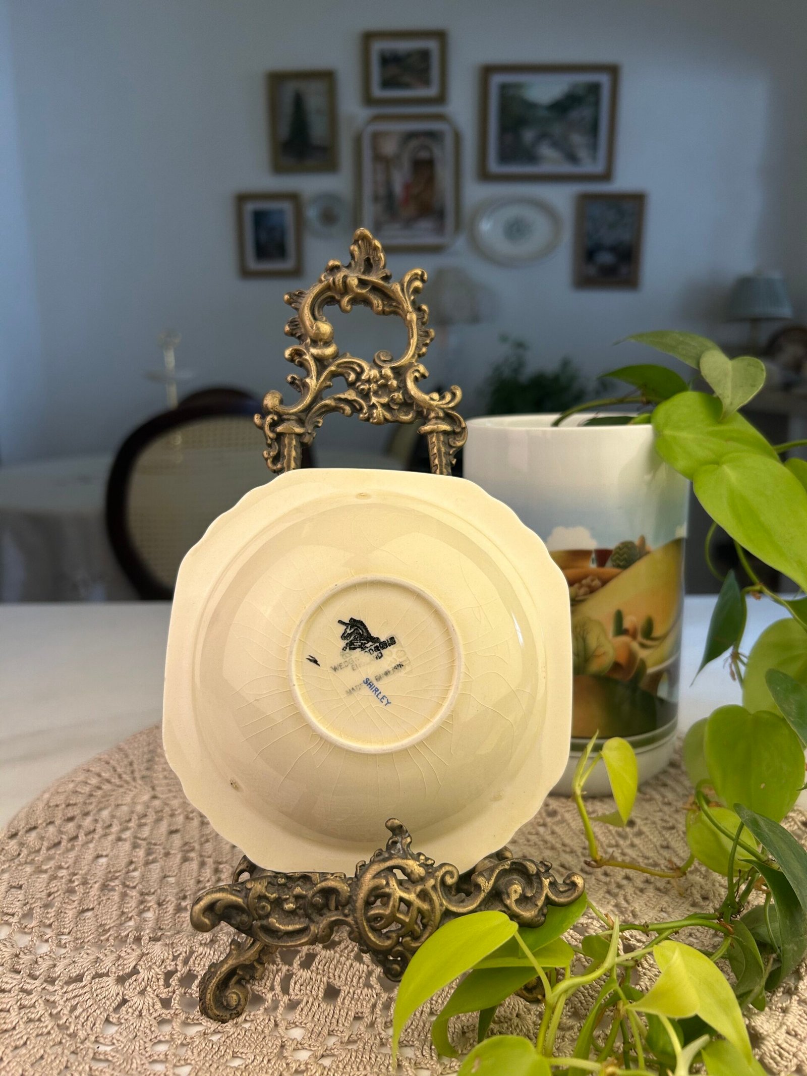 Bowl floral Wedgwood Etruria Barlaston England - Imagem 2