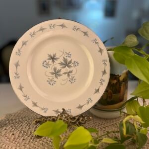 Prato inglês Johnson Bros Snowhite floral azul