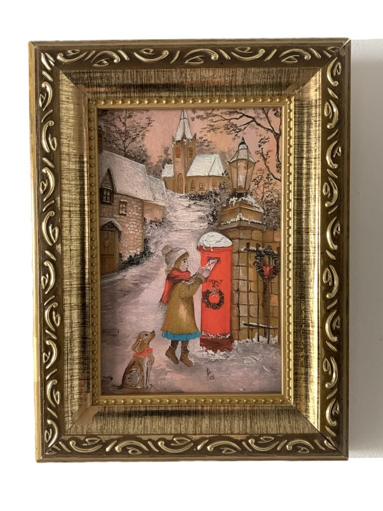 Quadro O Espírito do Natal I- Reprodução Artística