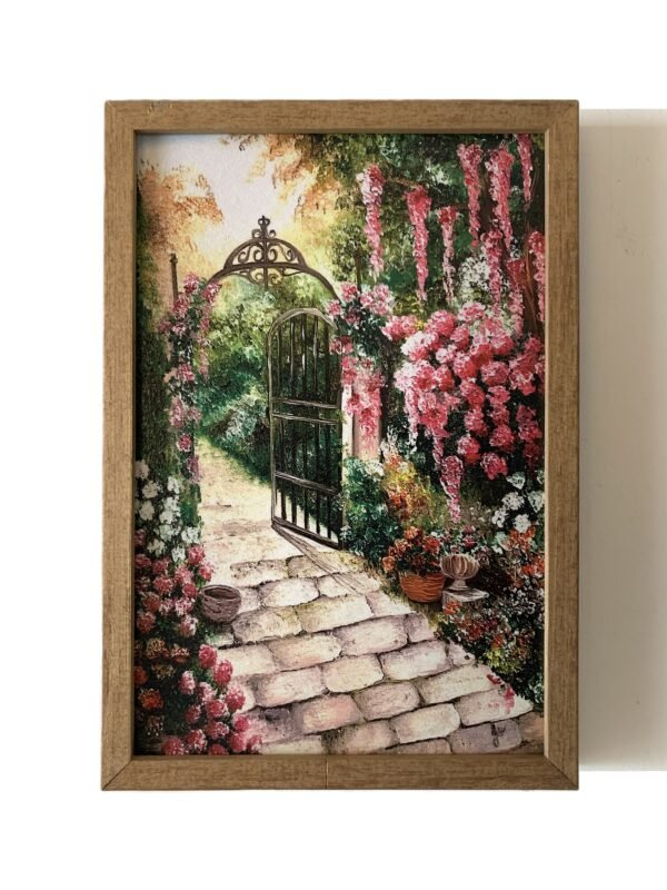 Quadro Jardim Italiano - Reprodução Artística - Imagem 3