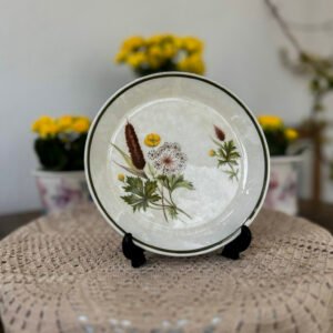 Prato pequeno inglês Johnson Brothers Ironstone – Flores Silvestres