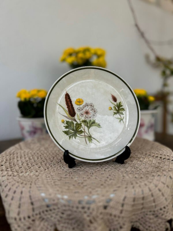 Prato pequeno inglês Johnson Brothers Ironstone – Flores Silvestres - Imagem 1