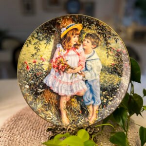 Prato decorativo Little Sweethearts Sandra Kuck Reco 1987
