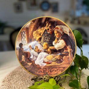 Prato decorativo Goldilocks and the Three Bears – Knowles 1991