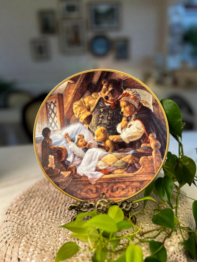 Prato decorativo Goldilocks and the Three Bears – Knowles 1991